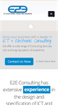 Mobile Screenshot of e2econsulting.co.za